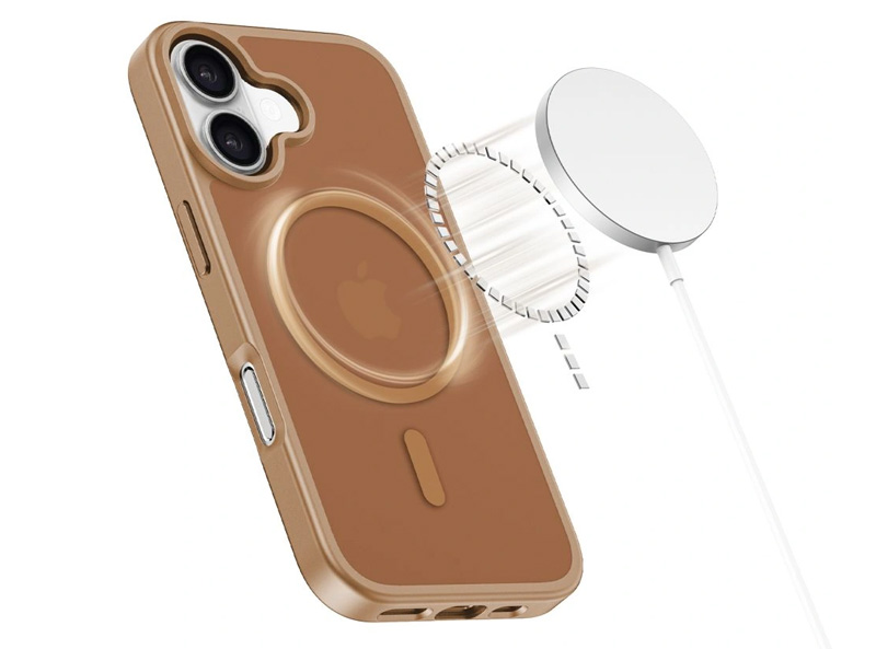 TECH-PROTECT silikonový kryt s MagSafe Hnědý